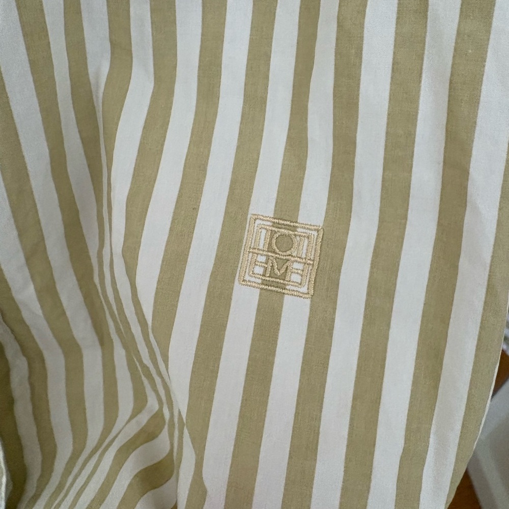 Toteme striped button down blouse - image 4